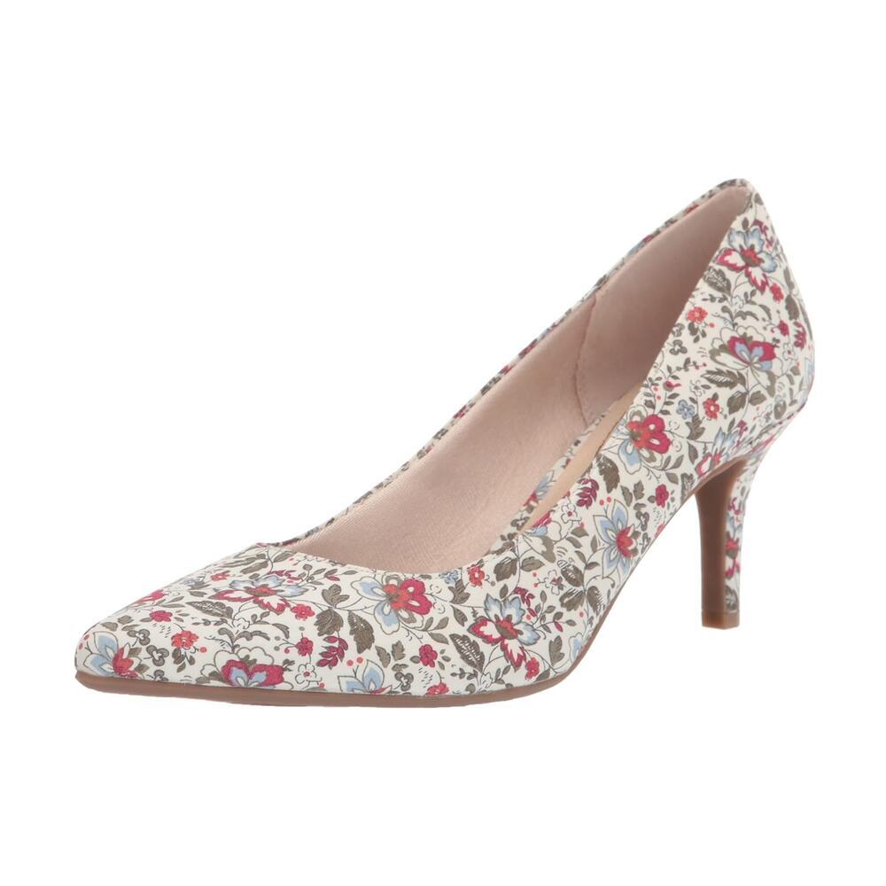Life Stride Sevyn Pump Red Multi Floral Size 11M
